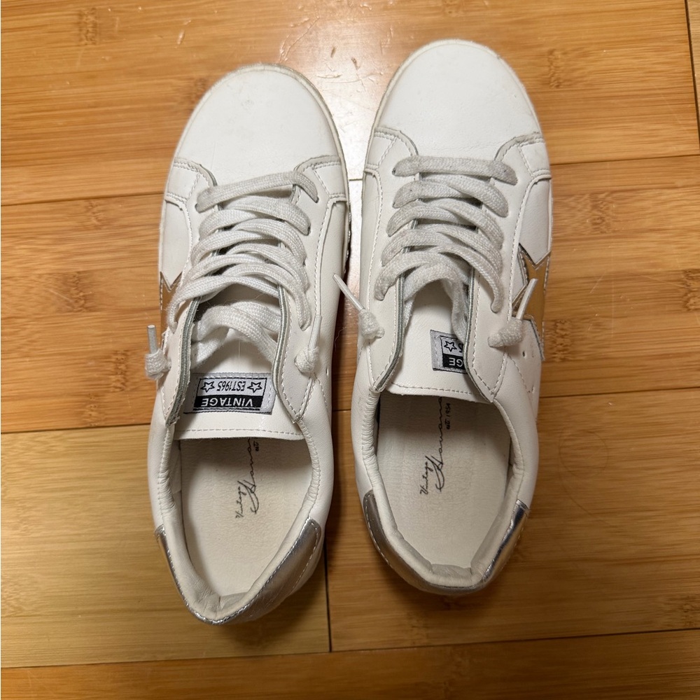 White Vintage Havana Star Sneakers